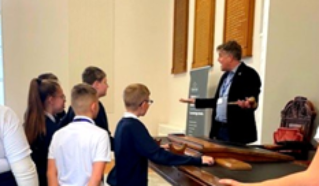 Students from Oakley School Council visit the Amelia Scott Students from Oakley School Council visit the Amelia Scott