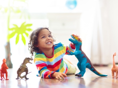 Dinosaurs on your Doorstep: Sensory Messy Play