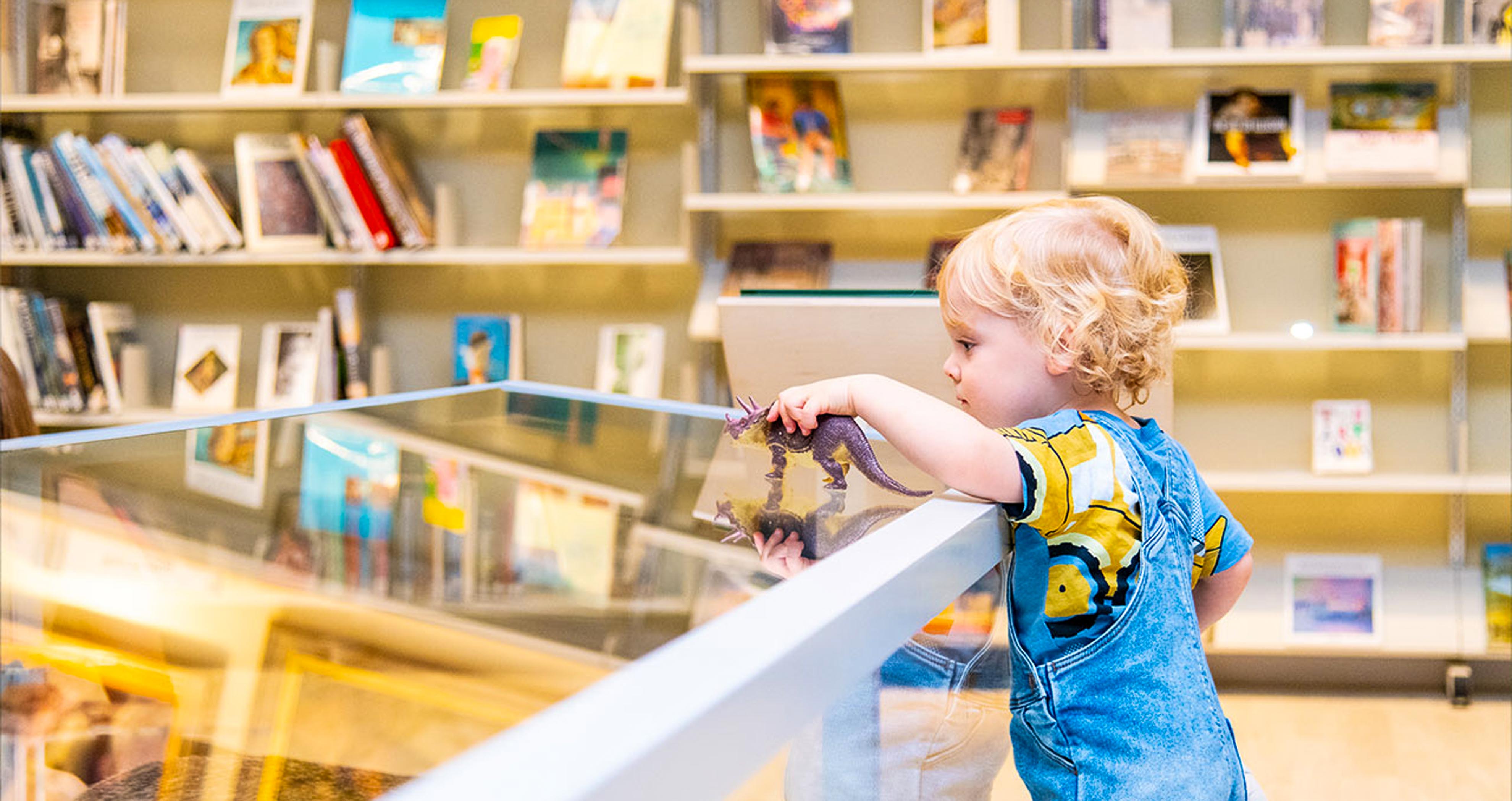 Child in Library