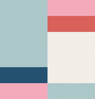 Abstract art in colour blocks