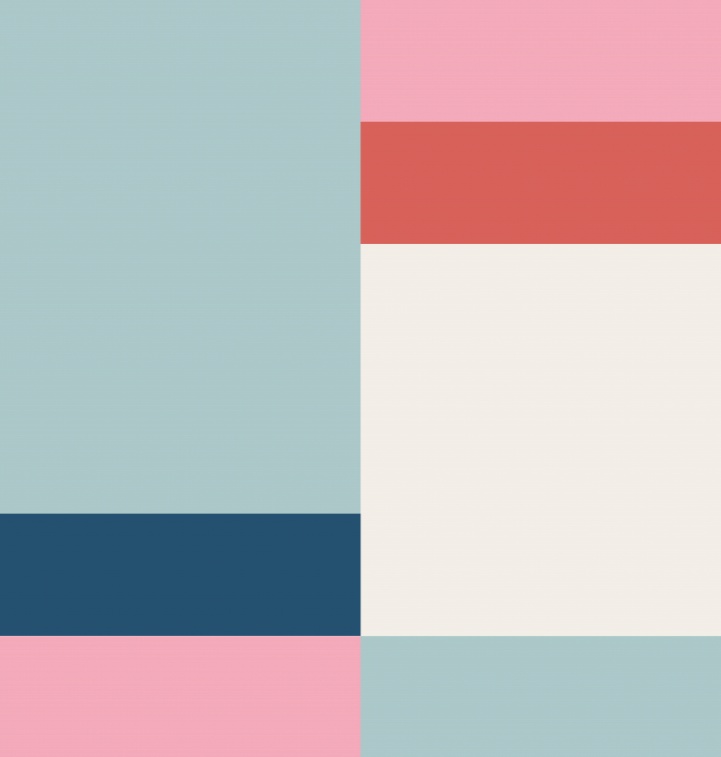 Abstract art in colour blocks