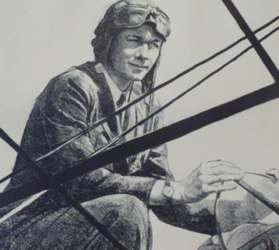 Black and white photo of Pauline Gower