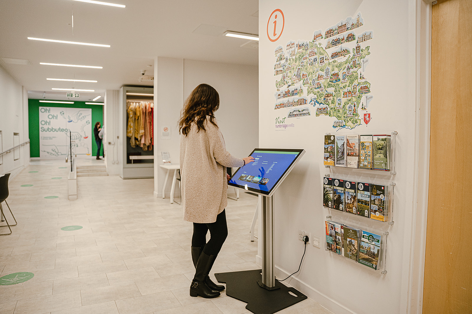 Visitor at the Tourist Information Centre