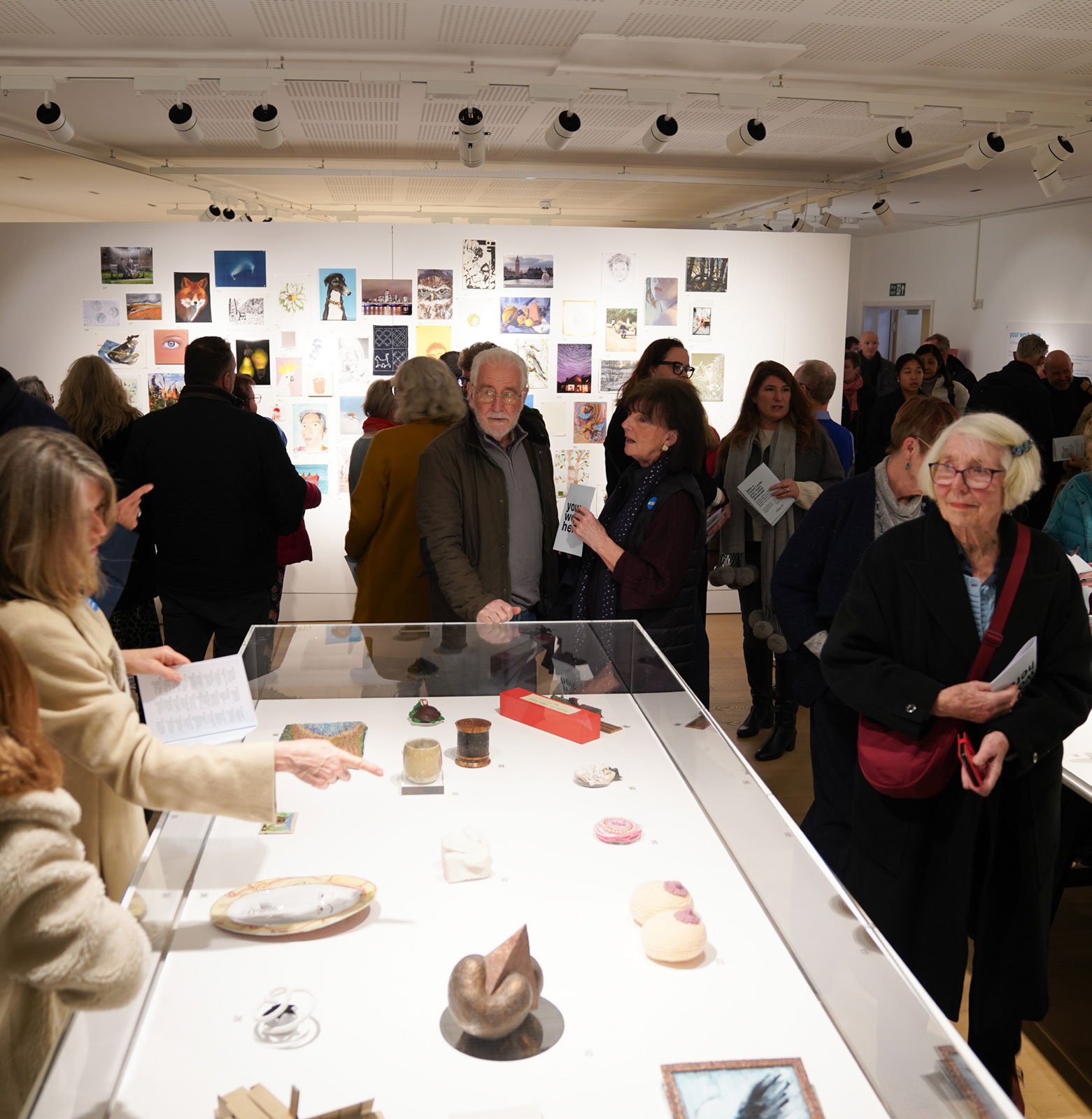 People in one of The Amelia's exhibitions